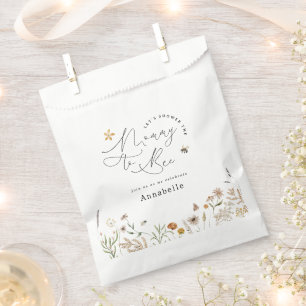 Mami to be Wildblume Babydusche Geschenktütchen
