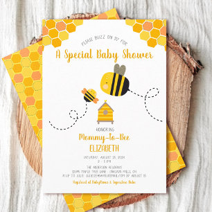 Mami to bee Baby Shower Gender Neutral Niedlich Sw Einladung