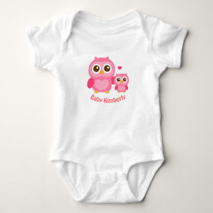 Mami und ich, Niedliche Babyschale, rosa Baby Strampler