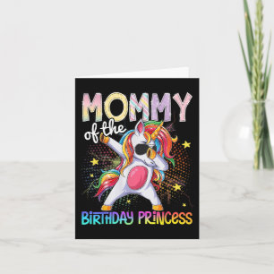 Mami von der GeburtstagsPrinzessin Unicorn Dabbing Karte