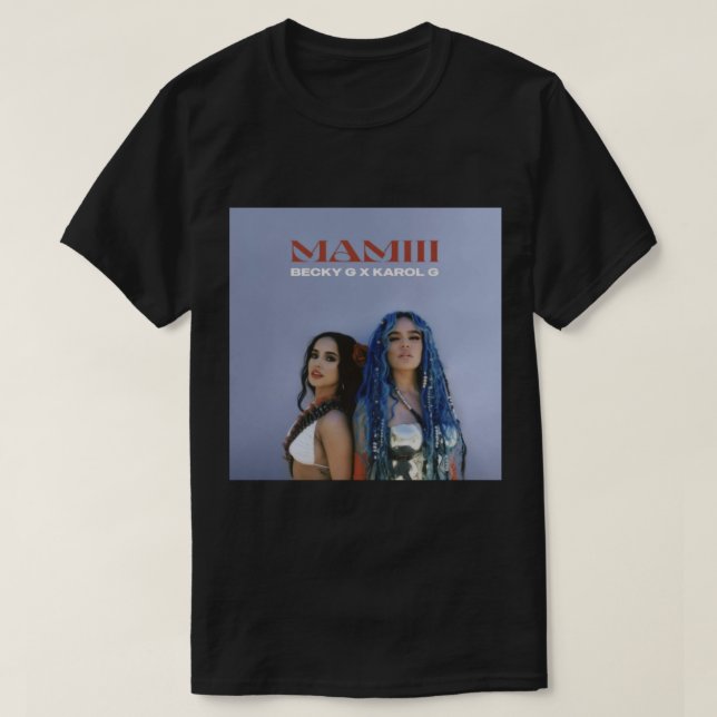 MAMIII becky g karol g album cover T-Shirt (Design vorne)