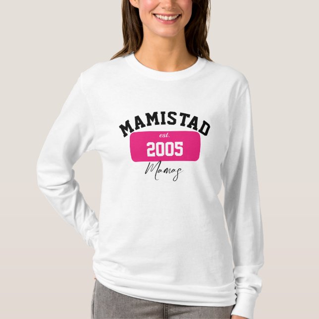 Mamistad Original Long Sleeve T - Shirt (weiß) (Vorderseite)