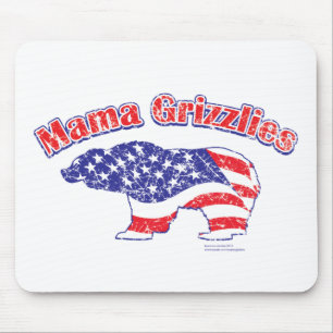 Mamma-Grizzly gestört Mousepad