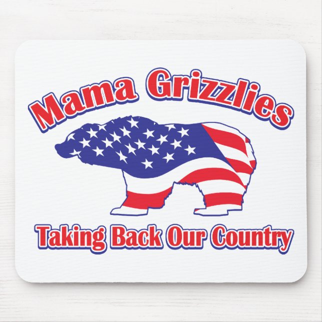 Mamma-Grizzly Mousepad (Vorne)