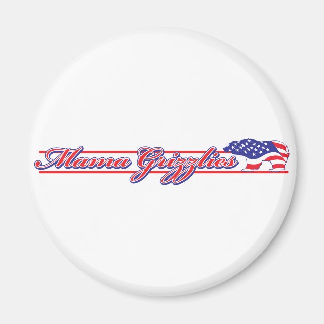 Mamma-Grizzly.Script-eps Magnet (Vorne)