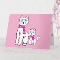 Mamma kitty and Lily Mother Day