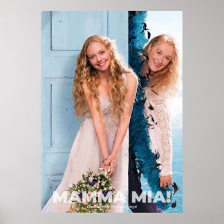 Mamma Mia Alternative minimalistische Film Poster