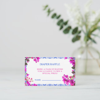 Mamma Mia Baby Shower Windel-Raffle-Einschlusskart Begleitkarte