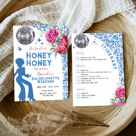 Mamma mia Dancing Queen Bachelorette Itinerary Einladung