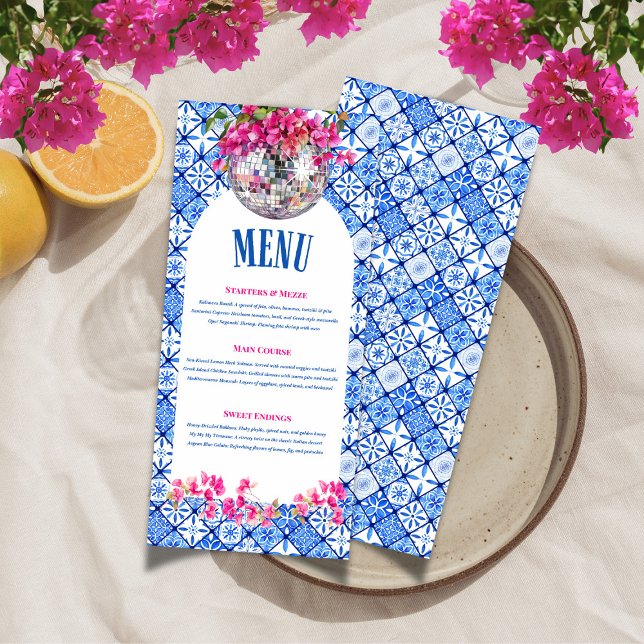 Mamma Mia Dinner Menu Menükarte (Mamma Mia Dinner Menu)