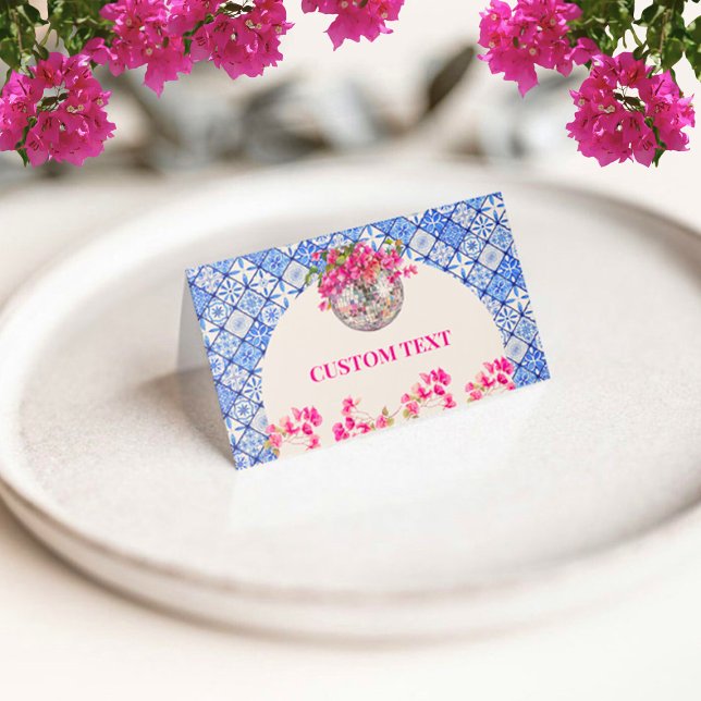 Mamma Mia Disco Platzkarte (Mamma Mia Disco Place Card)