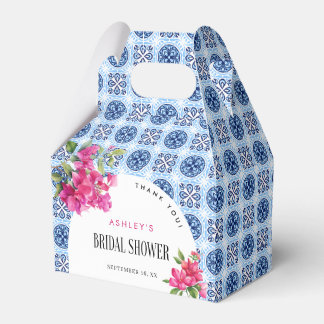 Mamma Mia Floral Mediterranean Bridal Shower Geschenkschachtel
