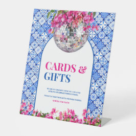 Mamma Mia Gift table Cards and Gift  Sockelschild