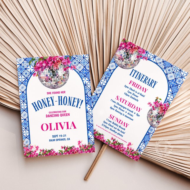 Mamma Mia She fand ihren Honig- Honey Bachelorette Einladung (Von Creator hochgeladen)