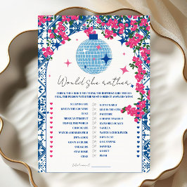 Mamma Mia würde sie lieber Teen Birthday Game Card Einladung