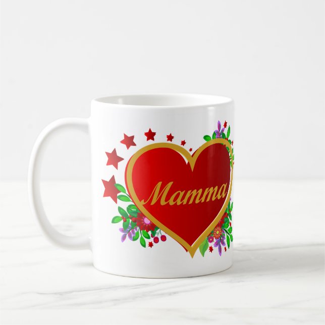 Mamma - Muttertag Kaffeetasse (Links)