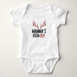 Mammas kleiner Junge Baby Strampler