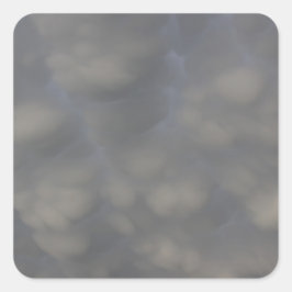 Mammatus Cloud-Aufkleber Quadratischer Aufkleber