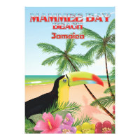 Mammee Bay Beach Jamaica Reiseplakat