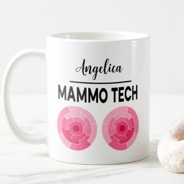 MAMMO TECH Personalisierter Name Röntgenassistent Kaffeetasse (Von Creator hochgeladen)