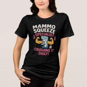 Mammographie Tech Funny Tri-Blend Shirt