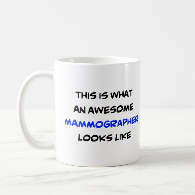 Mammographin, phantastisch kaffeetasse (Links)