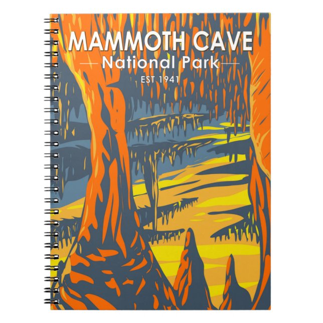 Mammoth Cave National Park Kentucky  Notizblock (Vorderseite)