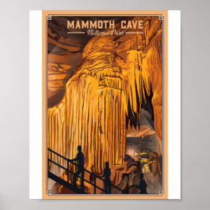 Mammoth Cave National Park Litho Kunstposter Poster