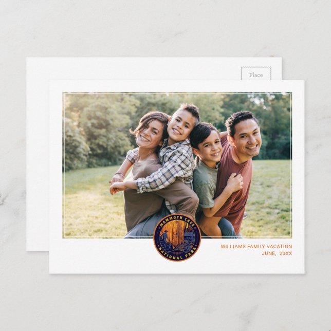 Mammoth Cave National Park Postkarte (Vorne/Hinten)