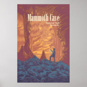 Mammoth Cave National Park Reiseplakat Poster