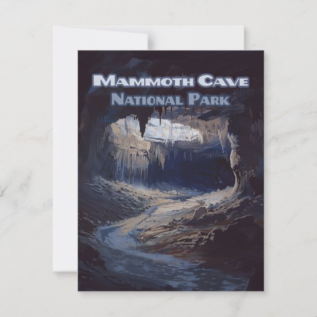 Mammoth Cave Nationalpark Kentucky Card (Vorderseite)