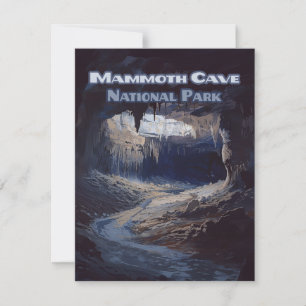 Mammoth Cave Nationalpark Kentucky Card