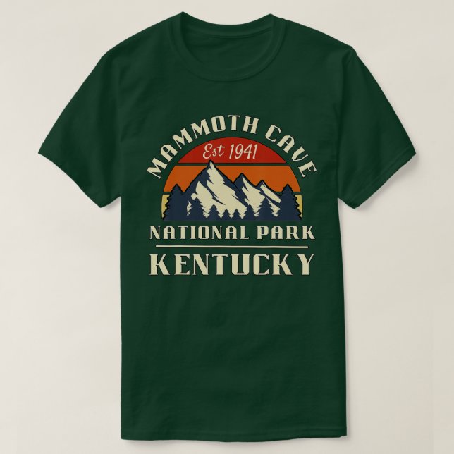 Mammoth Cave Nationalpark Kentucky Mountain T-Shirt (Design vorne)
