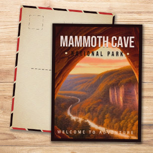 Mammoth Cave Nationalpark Kentucky Vintage Postkarte