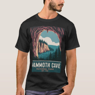 Mammoth Cave Nationalpark Vintage Camping Wandern T-Shirt