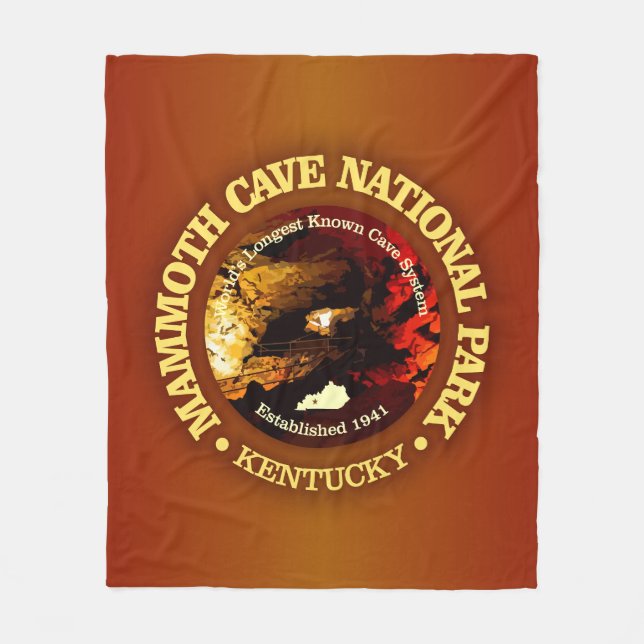 Mammoth Cave NP2 Fleecedecke (Vorderseite)