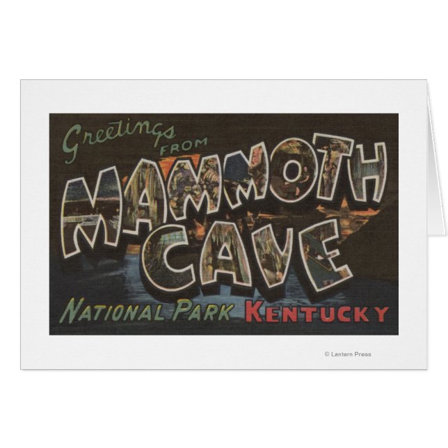 Mammoth Höhle, Kentucky - Große Briefszenen (Vorderseite (Horizontal))