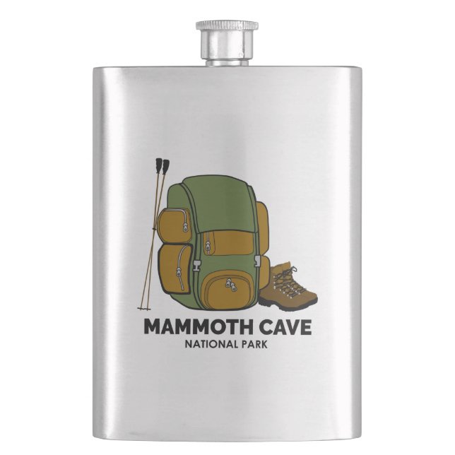 Mammoth Höhle National Park Backpack Flachmann (Vorderseite)