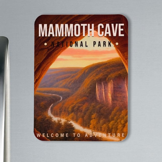 Mammoth Höhle Nationalpark Kentucky Vintag Magnet (Von Creator hochgeladen)