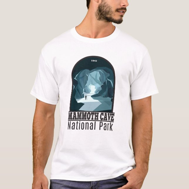 Mammoth Höhle Nationalpark Kentucky Vintag T-Shirt (Vorderseite)