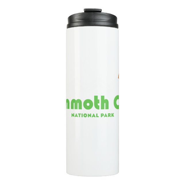 Mammoth Höhle Nationalpark Retro Thermosbecher (Vorderseite)