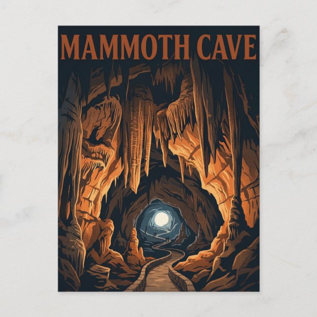 Mammoth-Höhle Postkarte (Vorderseite)