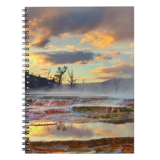 Mammoth Hot Springs Notizblock (Vorderseite)