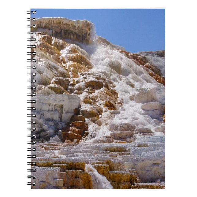 Mammoth Hot Springs Notizblock (Vorderseite)