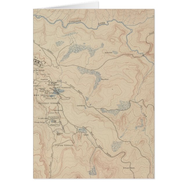 Mammoth Hot Springs und Vicinity 2 (Vorne)