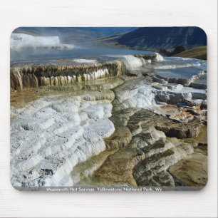 Mammoth Hot Springs, Yellowstone Nationalpark, Wy Mousepad