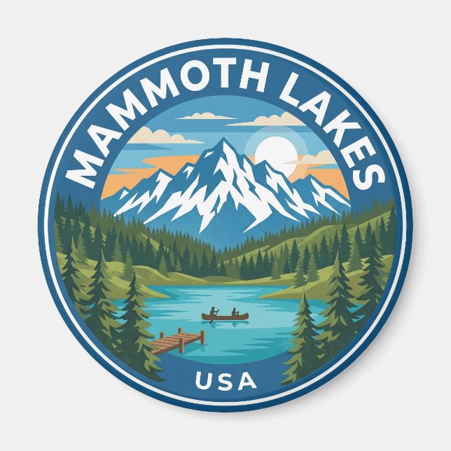 Mammoth Lakes USA Magnet (Vorne)