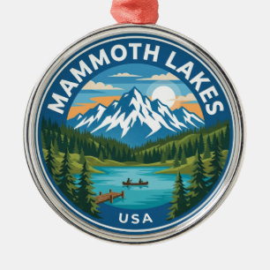 Mammoth Lakes USA Ornament Aus Metall