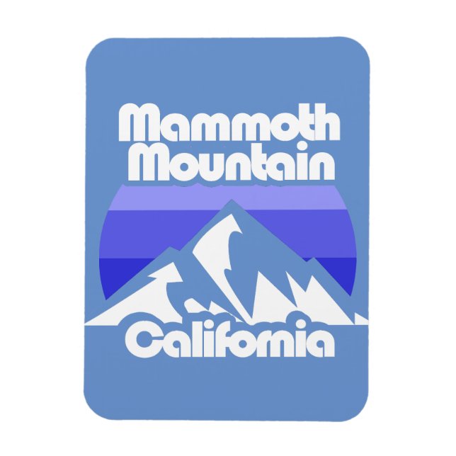 Mammoth Mountain California Magnet (Vertikal)