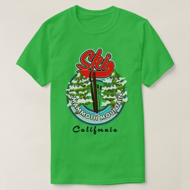 Mammoth Mountain - California Ski T-Shirt (Design vorne)